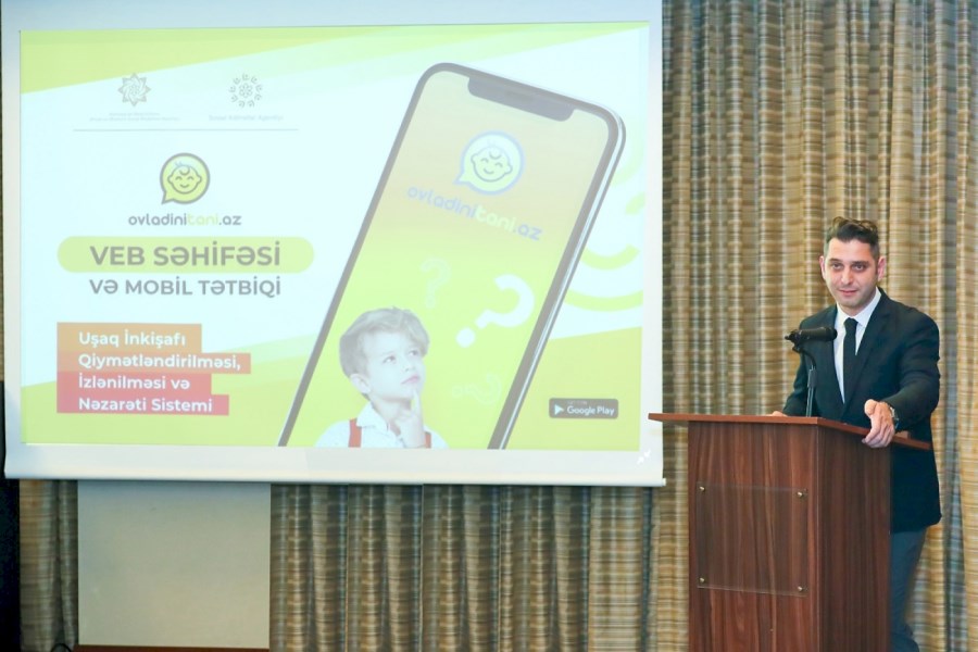 www.ovladinitani.az veb səhifəsi və “Övladını tanı” mobil tətbiqinin təqdimatı olub- FOTO +VIDEO