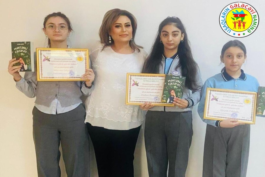 “Nidanın Gücü, Gücün Nidası!”: Yazı müsabiqəsinin qalibləri mükafatlandırıldı / FOTOLAR