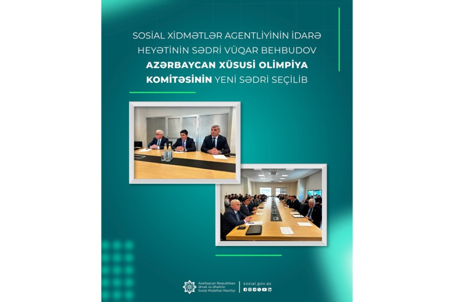 Vüqar Behbudov Xüsusi Olimpiya Komitəsinin yeni sədri seçildi