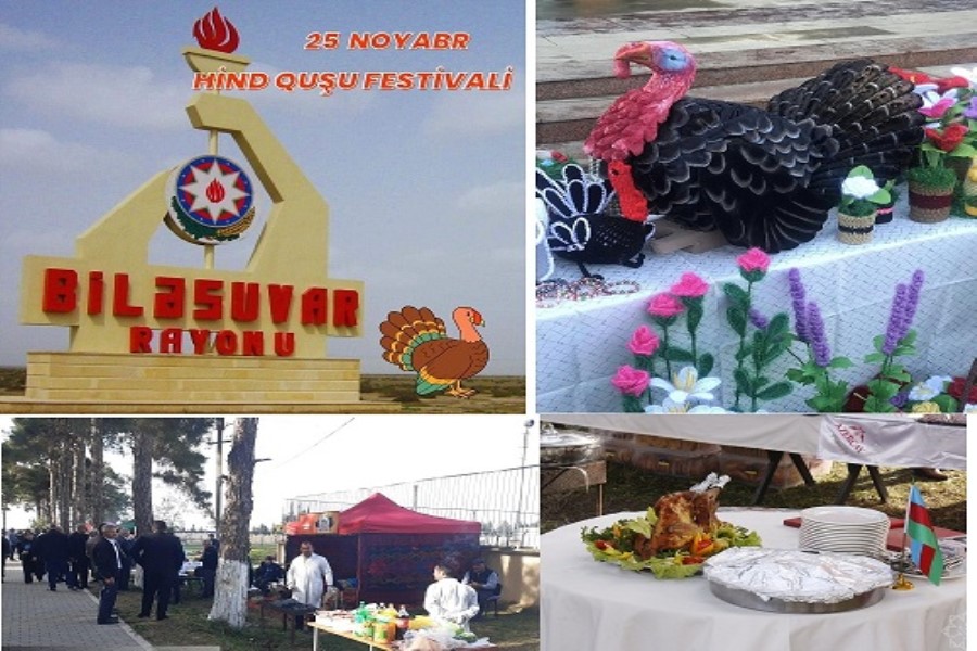 Biləsuvarda ənənəvi “Hind toyuğu festivalı” keçirilib