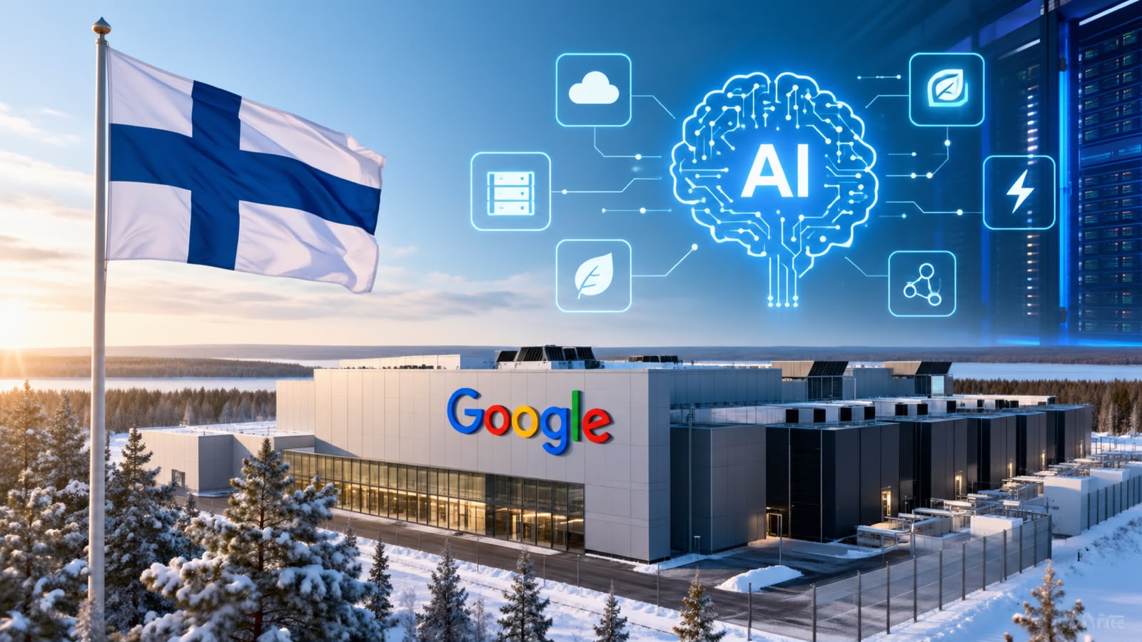 Google Finlandiyada AI infrastrukturuna 15 milyard dollar yatıracaq
