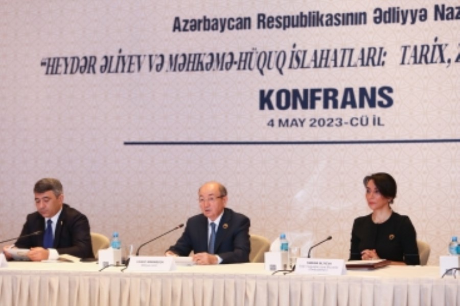 Bakıda “Heydər Əliyev və məhkəmə-hüquq islahatları: tarix, zaman və nailiyyətlər” mövzusunda konfrans keçirilir