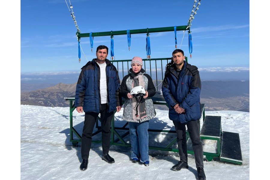 FHN yanında İctimai Şuranın sədr müavini Şahdağ Turizm Mərkəzində atraksiona baxış keçirib - FOTOLAR
