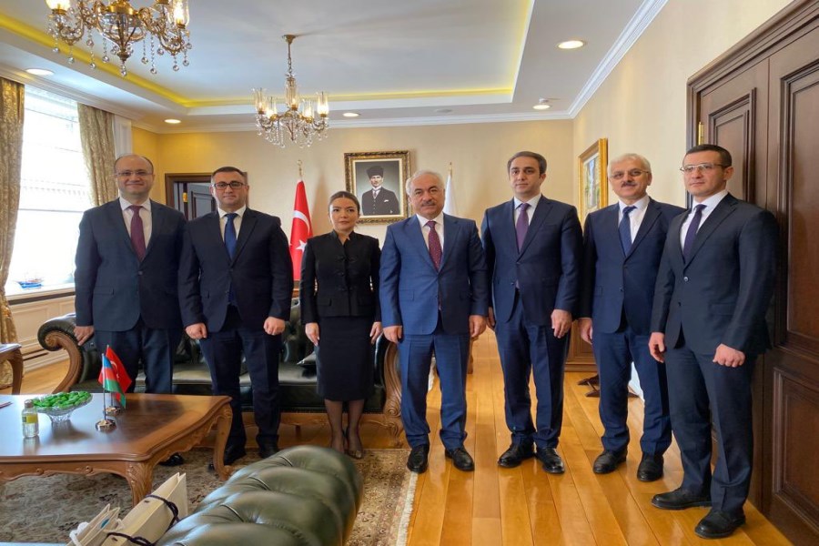 QHT Agentliyinin rəhbərliyi Türkiyə Daxili İşlər Nazirliyində görüş keçirib - FOTOLAR