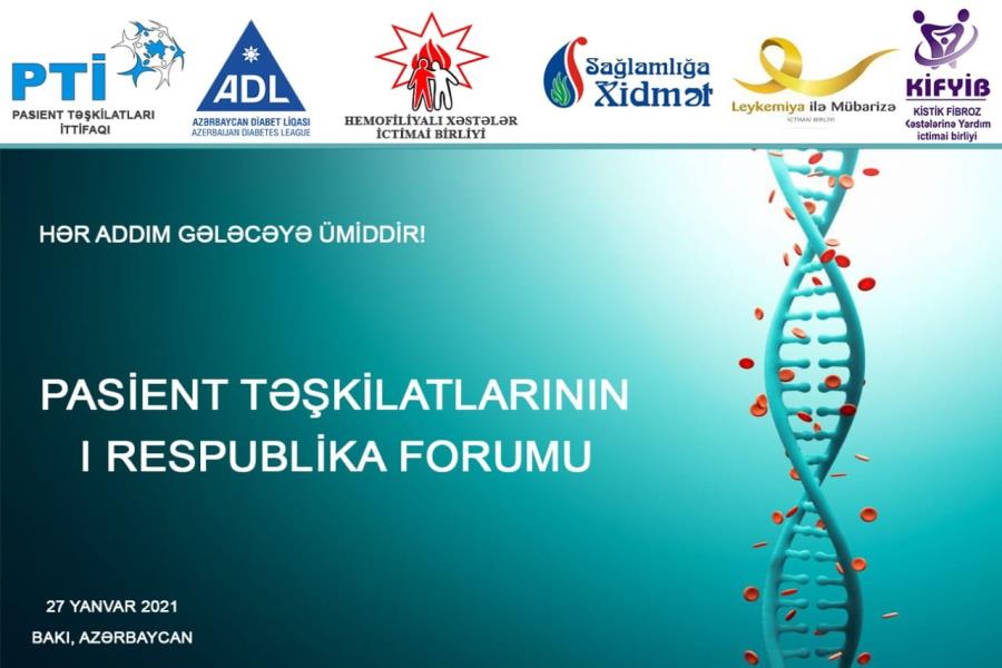 Pasient Təşkilatlarının I Respublika Forumu keçiriləcək