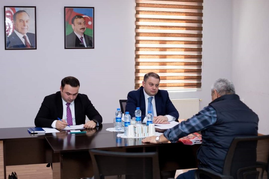 Nazirliyin Aparat rəhbərinin müavini Cavid Əbdul-Qədirov Balakən rayonunda vətəndaşları qəbul edib