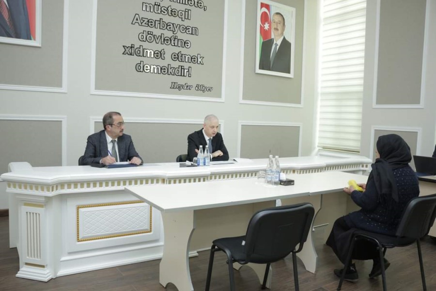 Nazir müavini Hidayət Abdullayev Ağsu rayonunda vətəndaşları qəbul edib