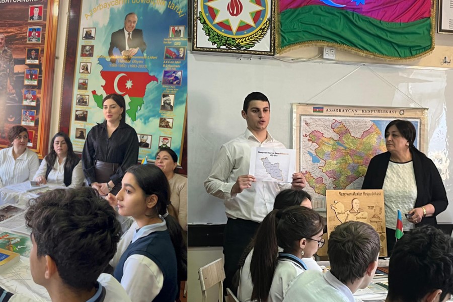 "Naxçıvanı tanıyaq" adlı təlim keçirilib - FOTOLAR