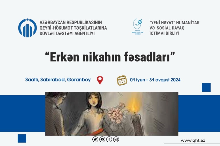 "Erkən Nikahın Fəsadları" layihəsinə start verilib