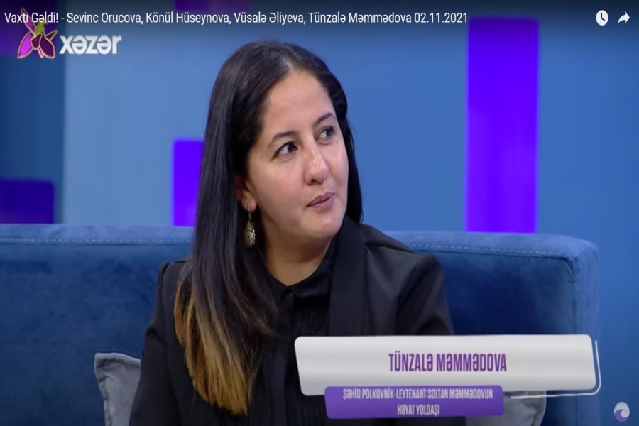 Şəhidin həyat yoldaşına QHT Agentliyində iş verildi