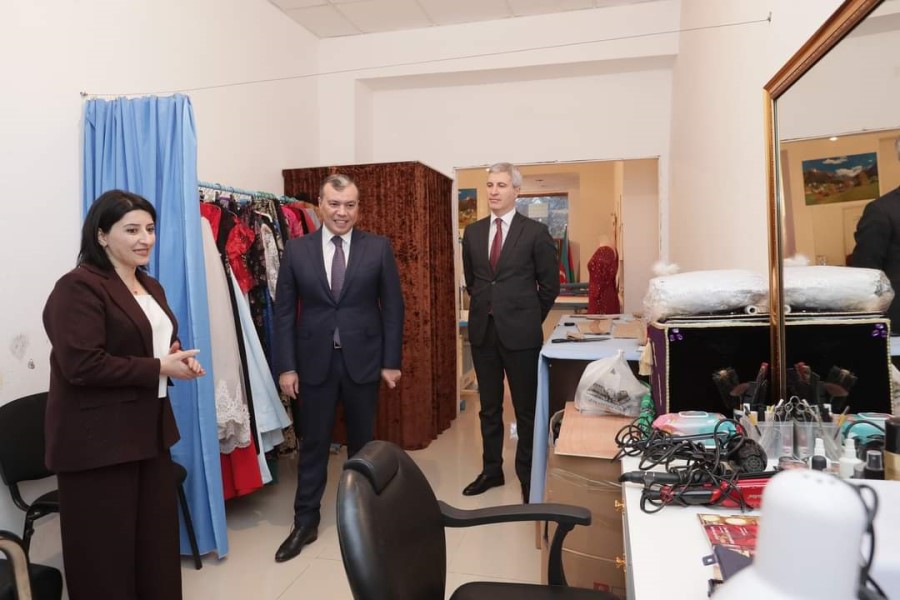 Şamaxıda özünüməşğulluq proqramı çərçivəsində qurulmuş təsərrüfatlara baxış olub