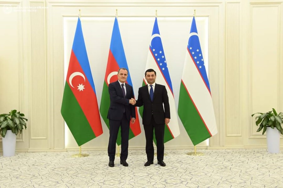 Ceyhun Bayramov Özbəkistan Respublikasının xarici işlər naziri ilə görüşüb
