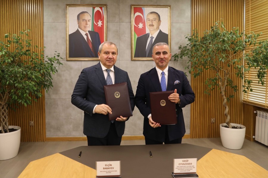 BDU və ABŞ-nin Mədəniyyət və Təhsil üzrə Nizamnaməli İnsititutu arasında anlaşma memorandumu imzalanıb - FOTOLAR