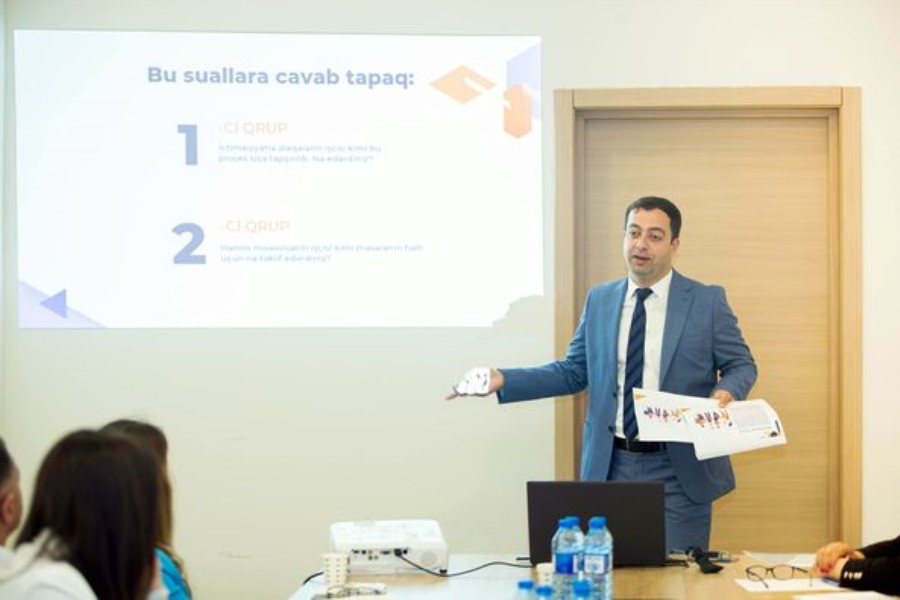 "PR və kommunikasiyanın əsasları" mövzusunda təlim təşkil edilib