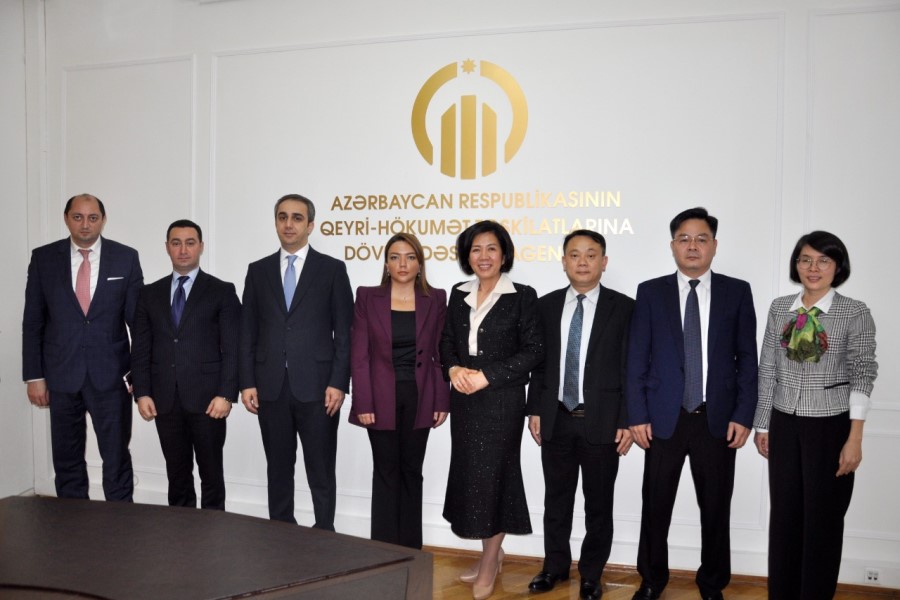 QHT Agentliyində Azərbaycanda səfərdə olan Vyetnam nümayəndə heyəti ilə görüş keçirilib - FOTO