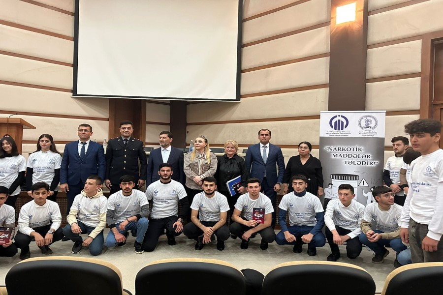 "Narkotik Maddələr Tələdir "adlı layihə uğurla həyata keçirilb