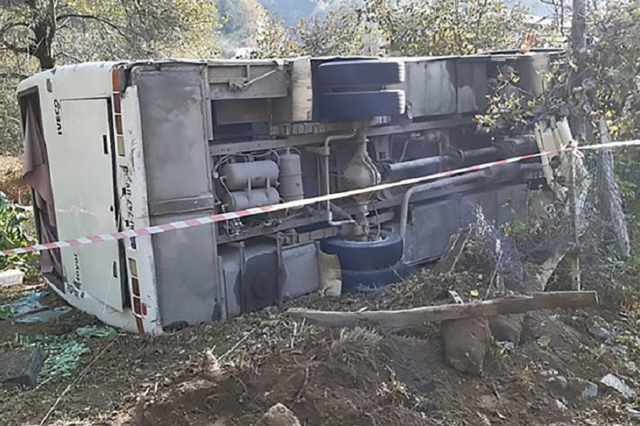 TƏCİLİ!!Avtobus aşdı: Ölənlər var