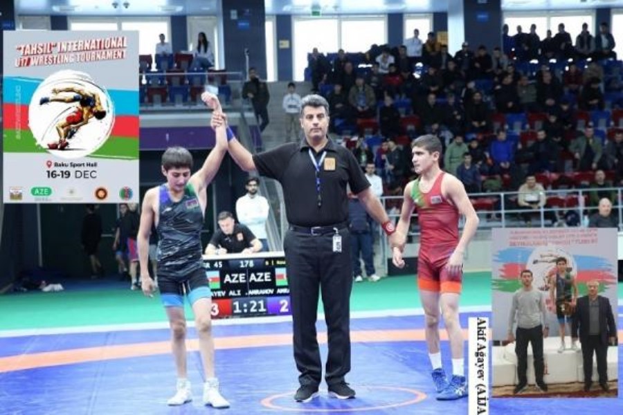 Masallılı güləşçi 6 ölkənin yeniyetmələri arasında çempion olub