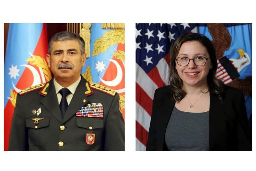 Azərbaycanın müdafiə naziri ilə ABŞ müdafiə katibinin siyasi məsələlər üzrə müavini arasında telefon danışığı olub