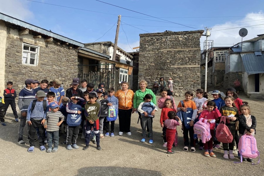 Təşkilat Quba rayon Xınalıq kənd sakinlərini sevindirib - FOTO