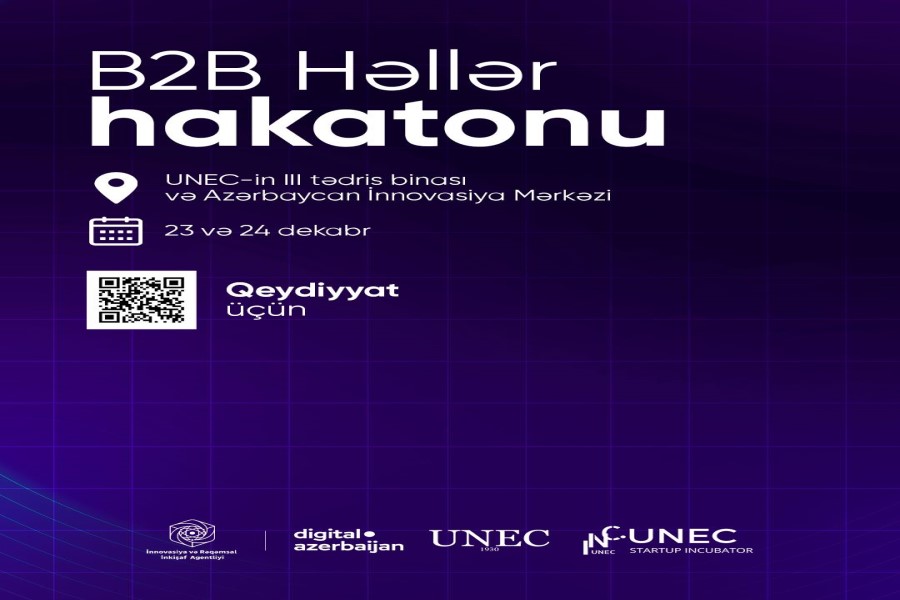 UNEC-də “B2B Həlləri” hakatonu keçiriləcək