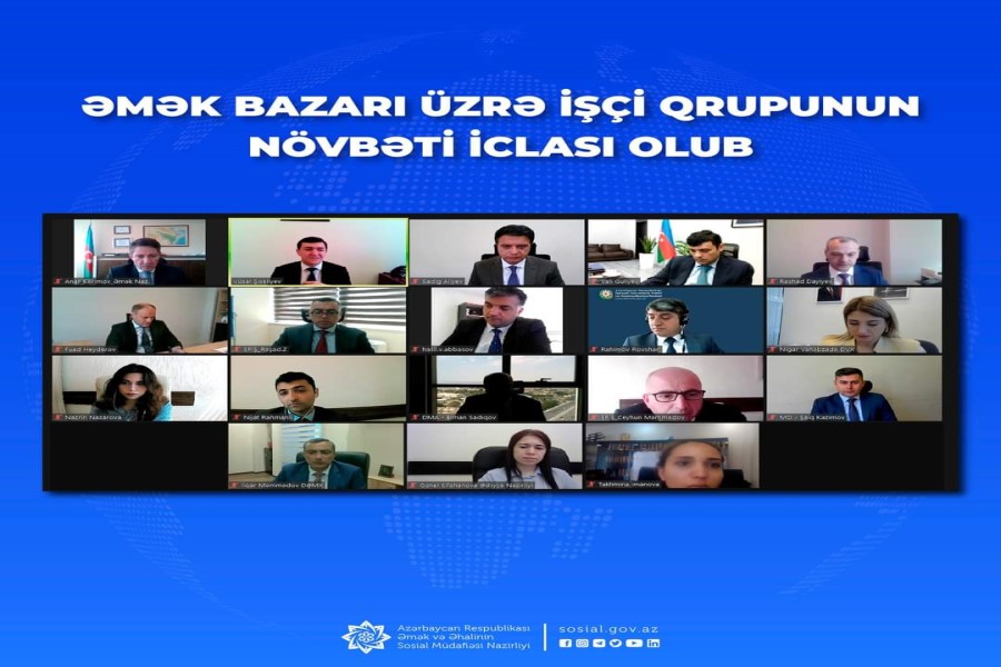 Əmək bazarı üzrə işçi qrupunun növbəti iclası olub