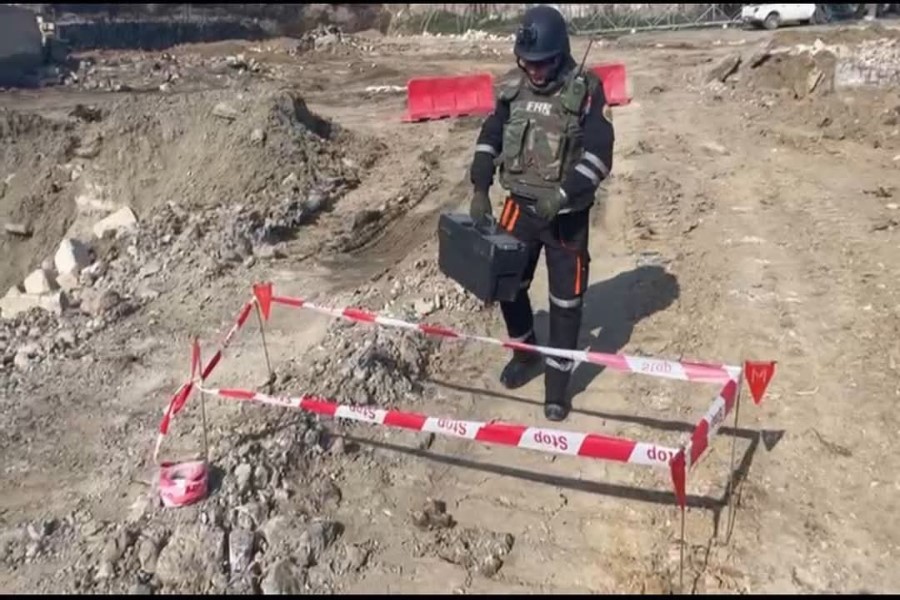 Xətai rayonu, Süleyman Vəzirov küçəsində hərbi sursat aşkar edilib