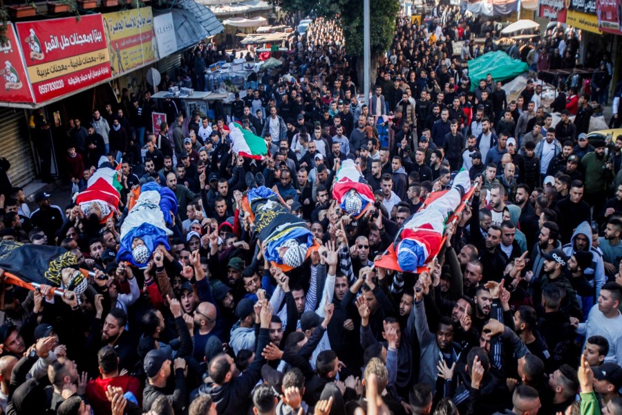 İsrail qüvvələrinin 9 fələstinlini öldürməsinə qarşı etiraz aksiyası keçirilib - ÖZƏL