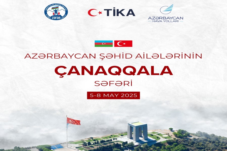 Şəhid ailələri Türkiyənin Çanaqqala şəhərinə səfər edəcək