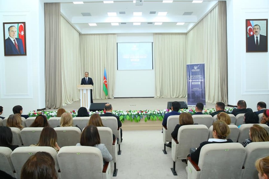 Müharibə cinayətləri: Mülki şəxslərə hücum” adlı konfrans keçirilib - FOTO