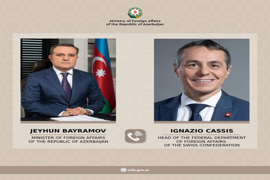 Ceyhun Bayramov İqnasio Kassis ilə telefon danışığı edib