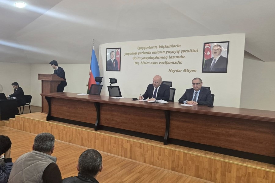 Xocalı rayonunun Xanyurdu kəndinə köçlə bağlı püşkatma keçirildi - FOTOLAR