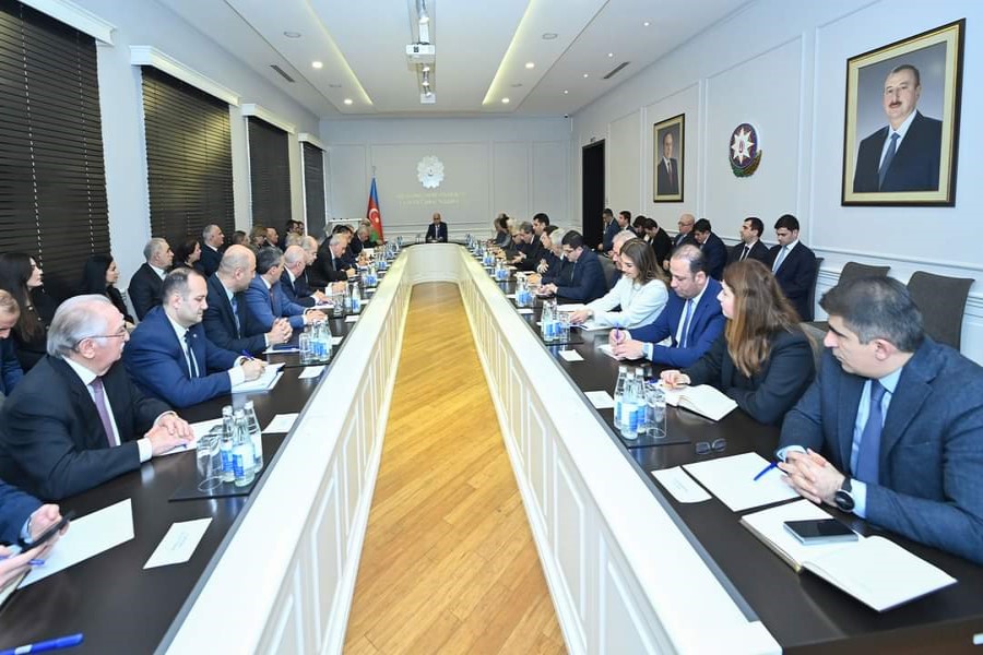 Elm və təhsil naziri rektorlarla görüşüb