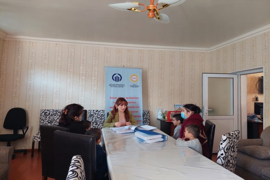 Gəncədə sığınacağın fəaliyyəti Agentliyin dəstəyi ilə davam edir - FOTOLAR