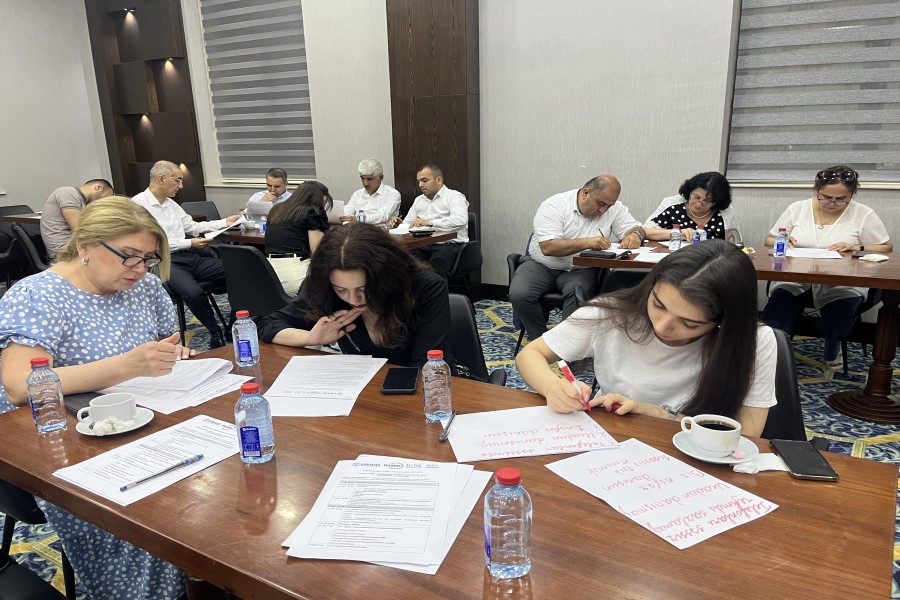 VCT nümayəndələri üçün “İctimai vəkillik təşəbbüslərinin artırılması” mövzusunda təlim keçirilib - FOTOLAR