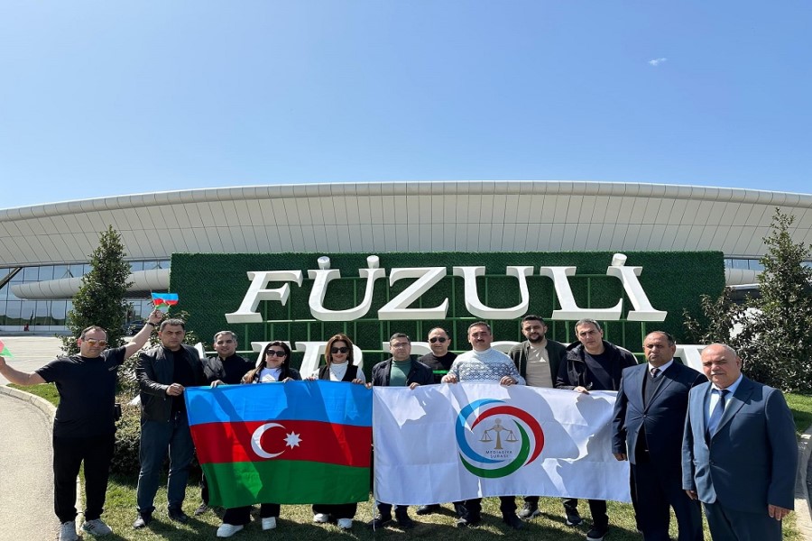 Mediatorların Şuşa və Füzuliyə səfəri başlayıb - FOTOLAR