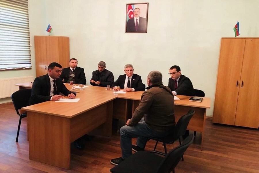 Deputat Füzuli rayon sakinləri ilə görüş keçirib - FOTOLAR