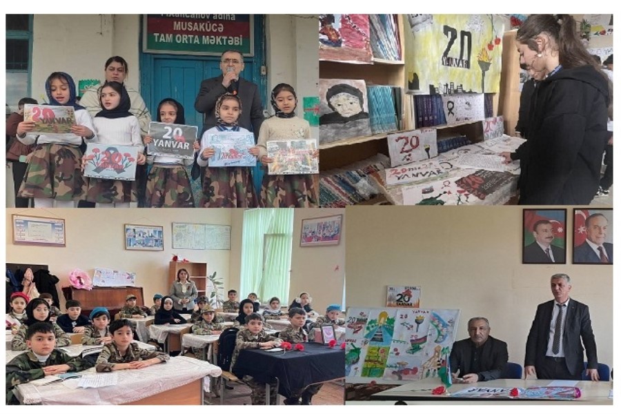 Masallı məktəblərində 20 Yanvar faciəsi ilə bağlı tədbirlər keçirilib