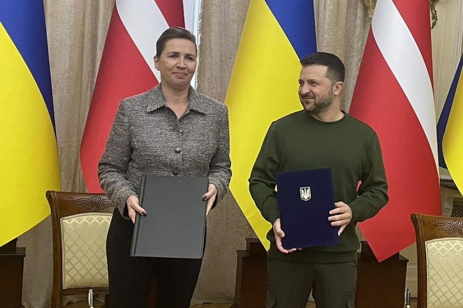 Ukrayna və Danimarka təhlükəsizlik sazişi bağladı