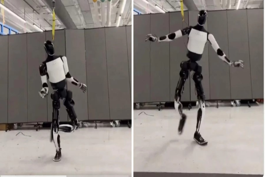 İlon Mask rəqs edən robotu nümayiş etdirir - VİDEO