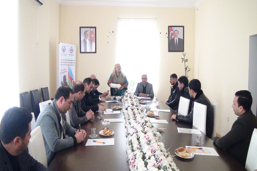 Azərbaycan Əlillər Cəmiyyəti QHT Agentliyinin dəstəyi ilə Siyəzəndə tədir keçirib