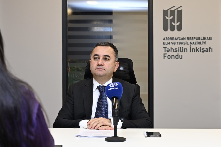 Fond sədri: Təhsil işçilərinə dəstək məqsədilə “TəhsilPlus” kartı istifadəyə veriləcək - MÜSAHİBƏ