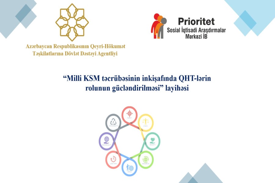 Özəl sektorun KSM siyasətində QHT-lərin rolu gücləndirilməsinə yardım göstəriləcək