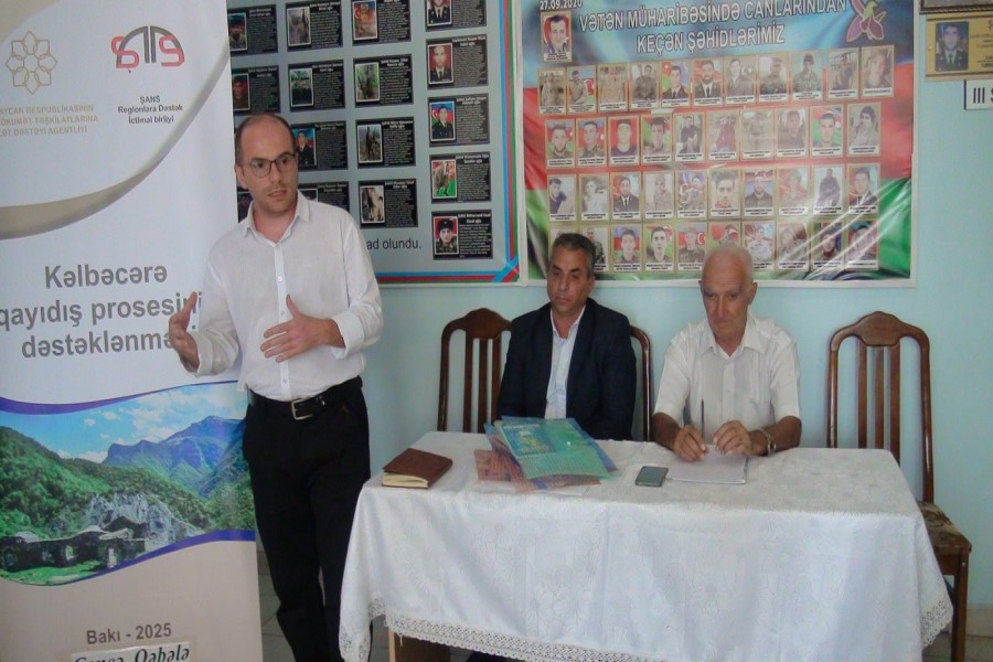 QHT “Kəlbəcərə qayıdış prosesinin dəstəklənməsi” layihəsi çərçivəsində yekun tədbirini keçirib - FOTOLAR