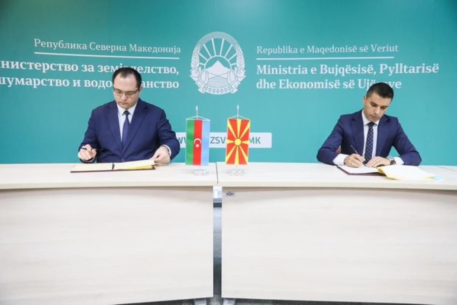 Azərbaycanla Şimali Makedoniya arasında kənd təsərrüfatı sahəsində memorandum imzalanıb