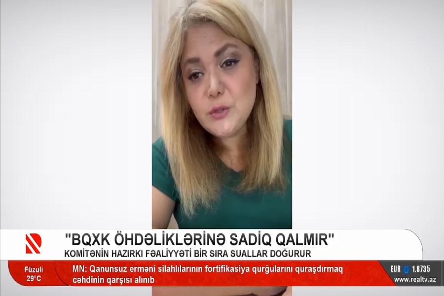 Vüsalə Hüseynli: BXQK öhdəliklərinə sadiq qalmır