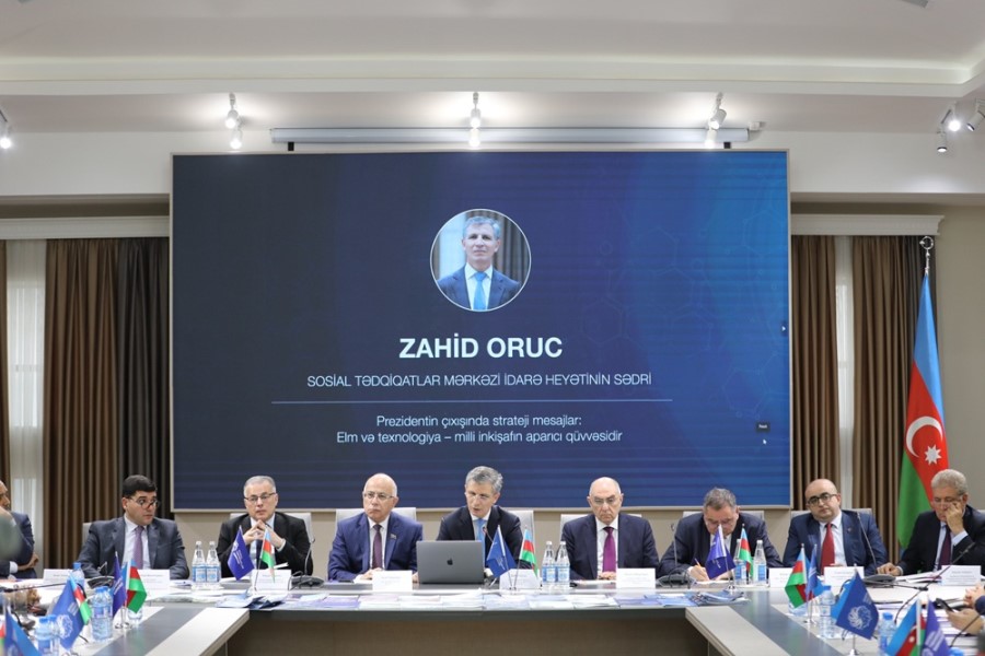 Sosial və siyasi elmlər müasir çağırışlar qarşısında: beyin mərkəzlərinin, akademik elmin və universitetlərin vəzifələri müzakirə edilib - FOTOLAR