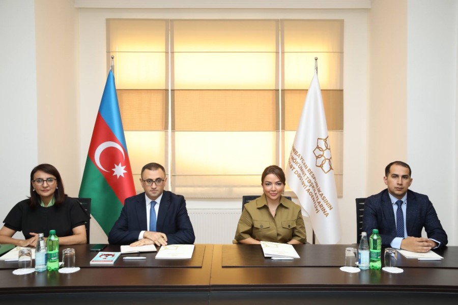 Türkiyədən olan şəhid ailələri ilə QHT-lərə Dövlət Dəstəyi Agentliyində görüş keçirilib - FOTOLAR