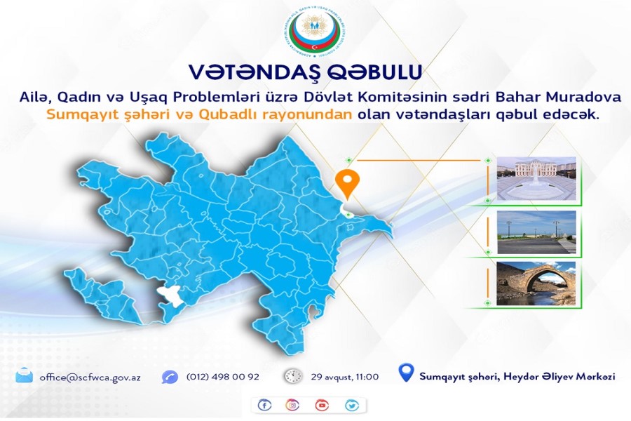 Sumqayıtda vətəndaşların qəbulu keçiriləcək