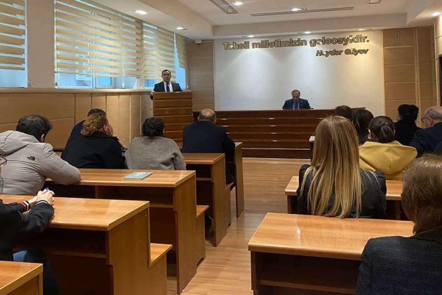 BDU-nun Hüquq fakültəsində Xocalı soyqırımının hüquqi aspektlərinə həsr olunmuş tədbir keçirildi - FOTO